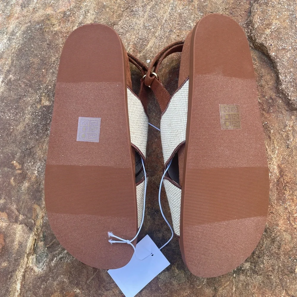 J. Crew Factory Women's Scalloped Sandals NWT